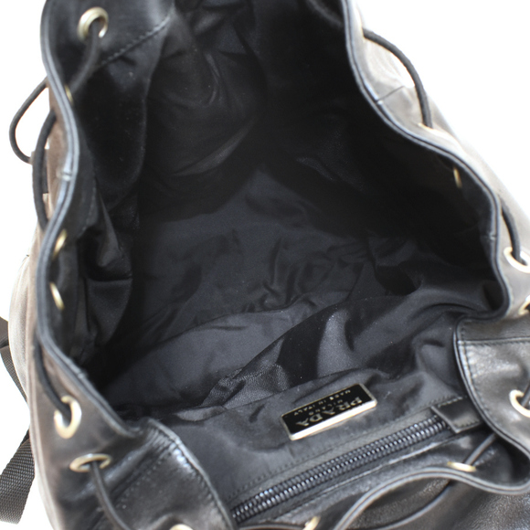 Prada Backpack Rucksack Leather Black Handbag - Picture 8 of 9